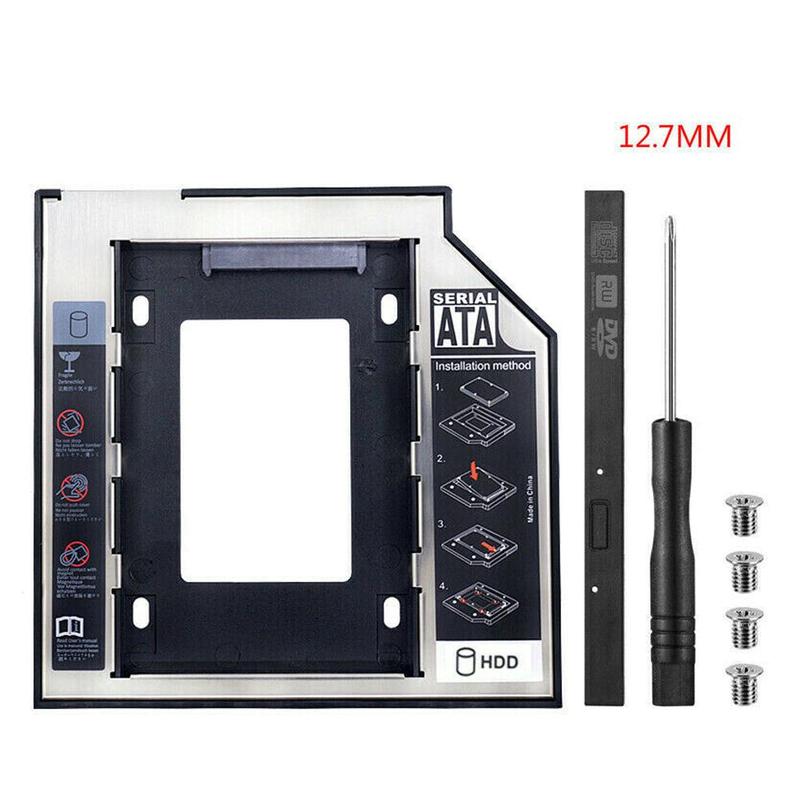12.7MM SATA Hard Disk Drive HDD SSD Caddy Adapter Tray G780 For Lenovo