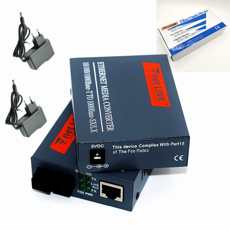 Netlink Gigabit Media Converter Htb Gs A B Fiber Optic Km Single