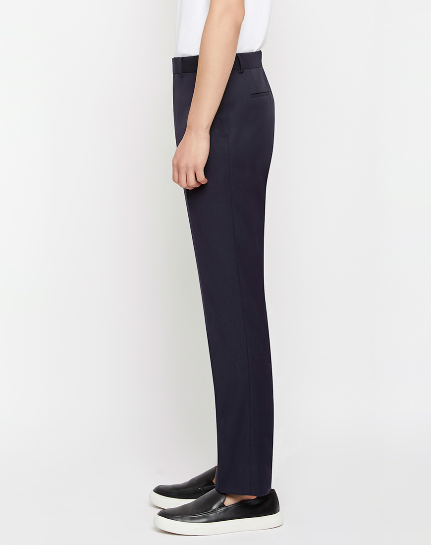 DAPPER กางเกงทำงาน รุ่น Essential Stretch ทรง Regular-Fit สีกรมท่า ...
