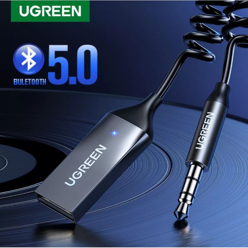 hot ตัวรับสัญญาณบลูทูธ UGREEN Bluetooth Receiver BT5 เชื่อมต่อเครื่องสียงรถยนต์