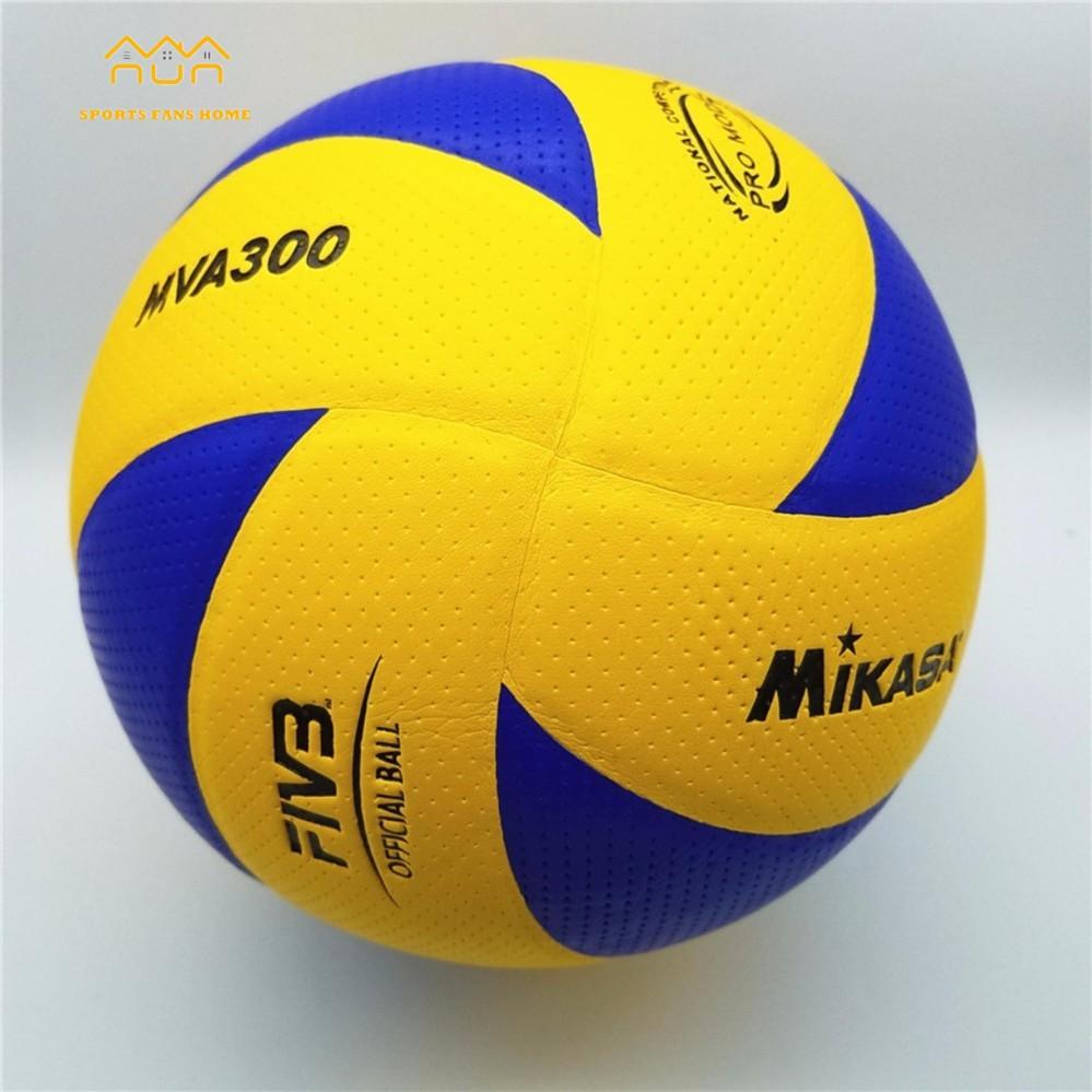 Mikasa volleyball MVA200 MVA300 MVA330 2016 Rio Olympic Game Ball (Blue/Yellow) Official Match Volleyball Free Gas Needles and Net Bag - intl