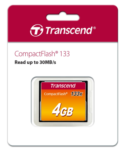 (พร้อมส่ง) Transcend Compact Flash Card 4GB CF การ์ด 133x by MP2002