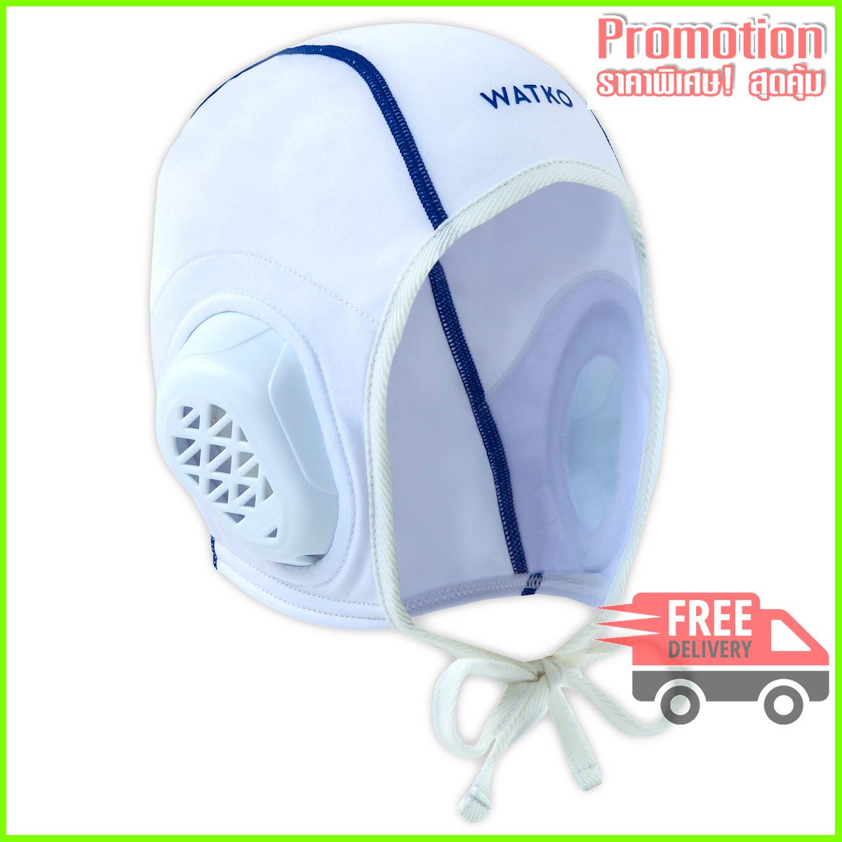 White adult 900 water polo cap