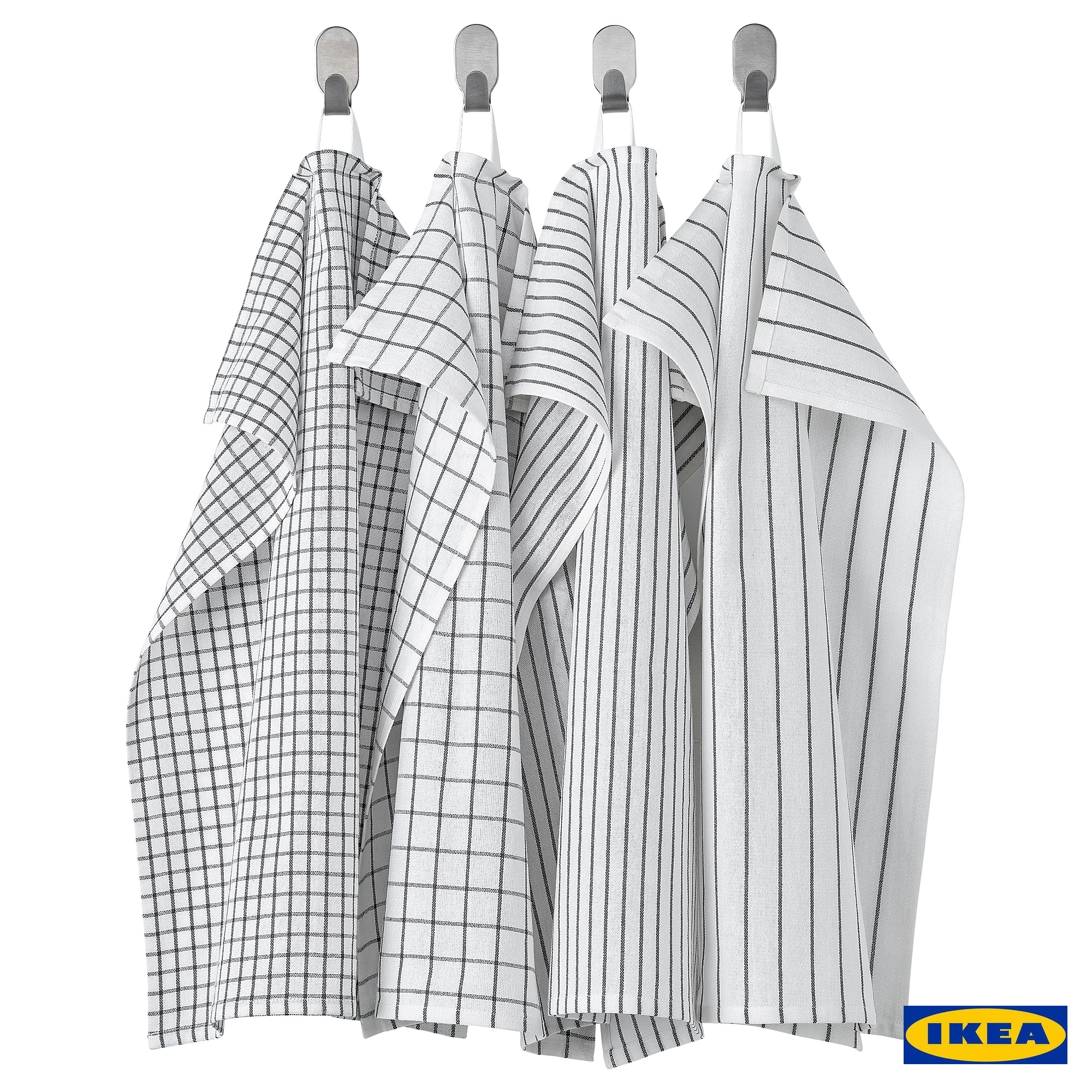 IKEA RINNIG ผ้าเช็ดจาน 45x60 ซม. 4ชิ้น