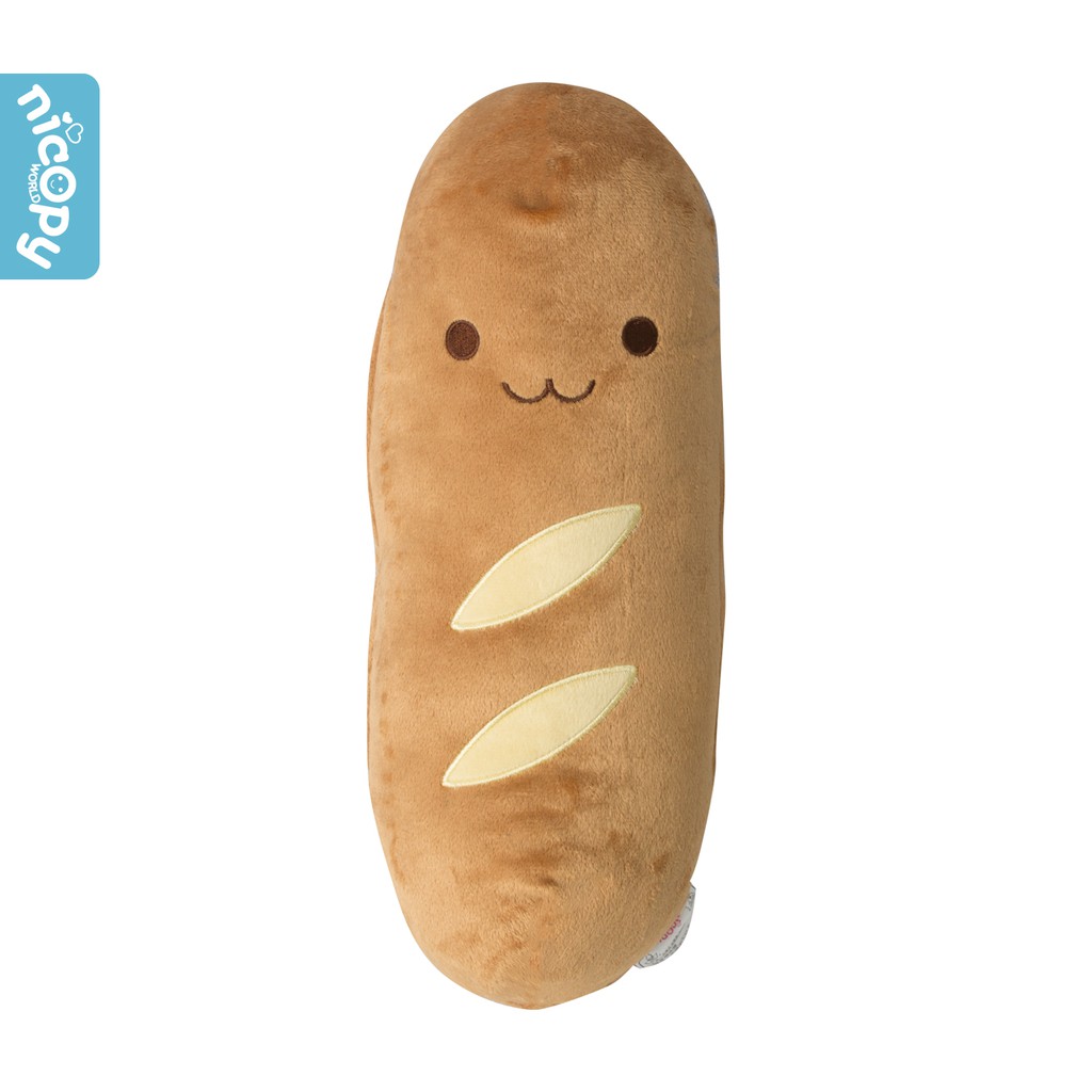 [โค้ดลดเพื่ม 15-] NICOPY ตุ๊กตารูปขนมปังฝรั่งเศส (S) (French bread) [ใช้โค้ด SMAMAY150 ลด 40-]