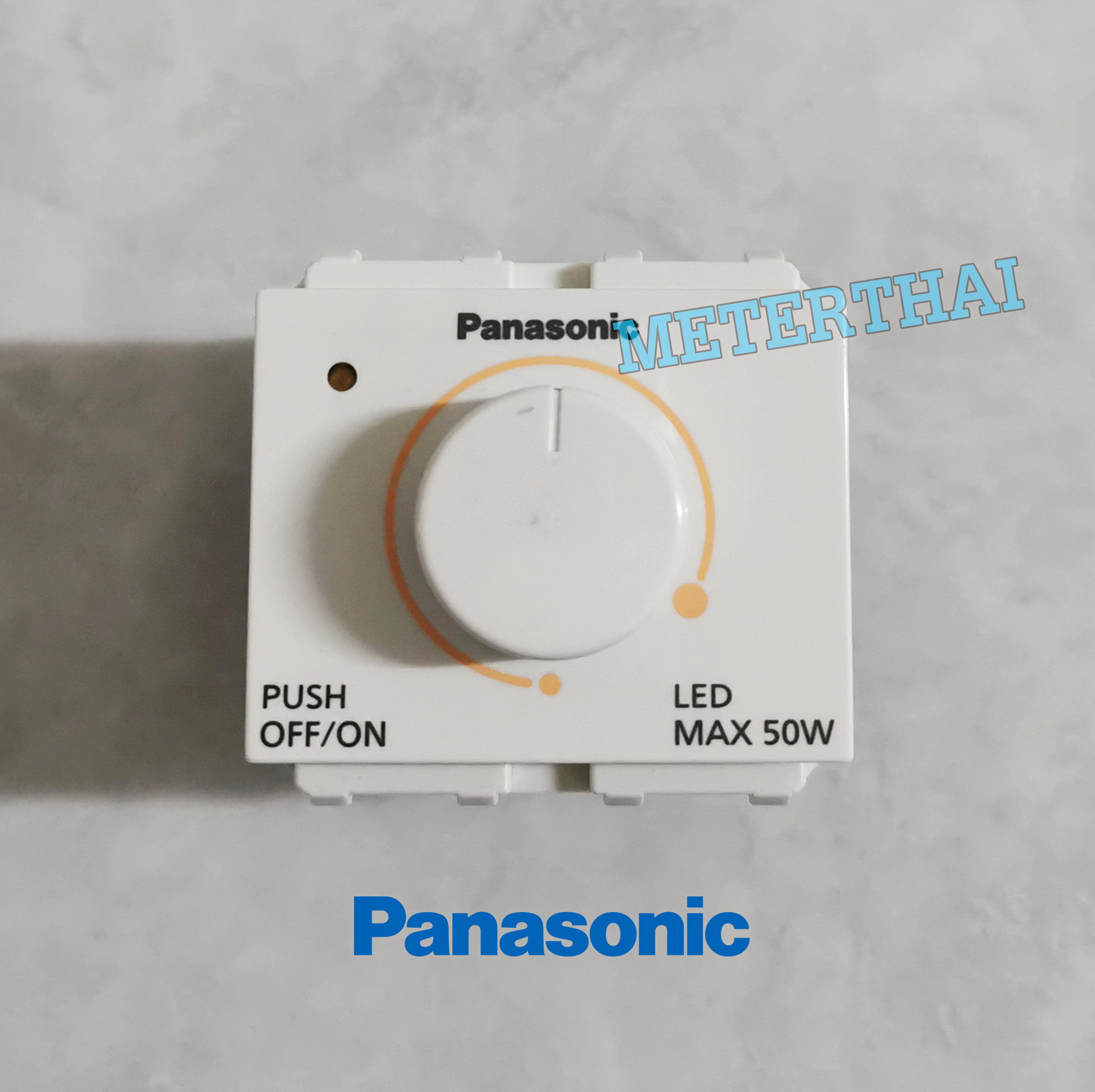 Panasonic สวิทซ์หรี่ไฟ WEG57912 พานาโซนิค LED Dimmer Switch 50W Full-Color Wide Series