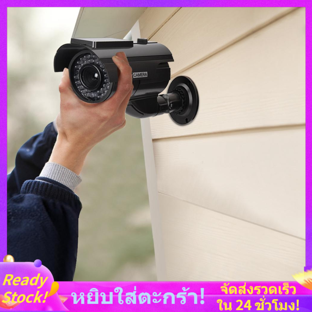 【Flash เวลา】ไร้สายโดมรักษาความปลอดภัยภายในบ้านจำลองกล้องวีดีโอ Dummy ในร่มกล้องเฝ้าระวังกลางแจ้ง