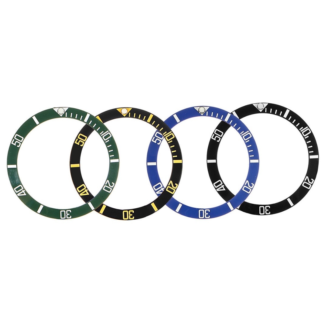 Sloping Ceramic Bezel Insert 38*30.6Mm MOD For Seiko Brand SKX007