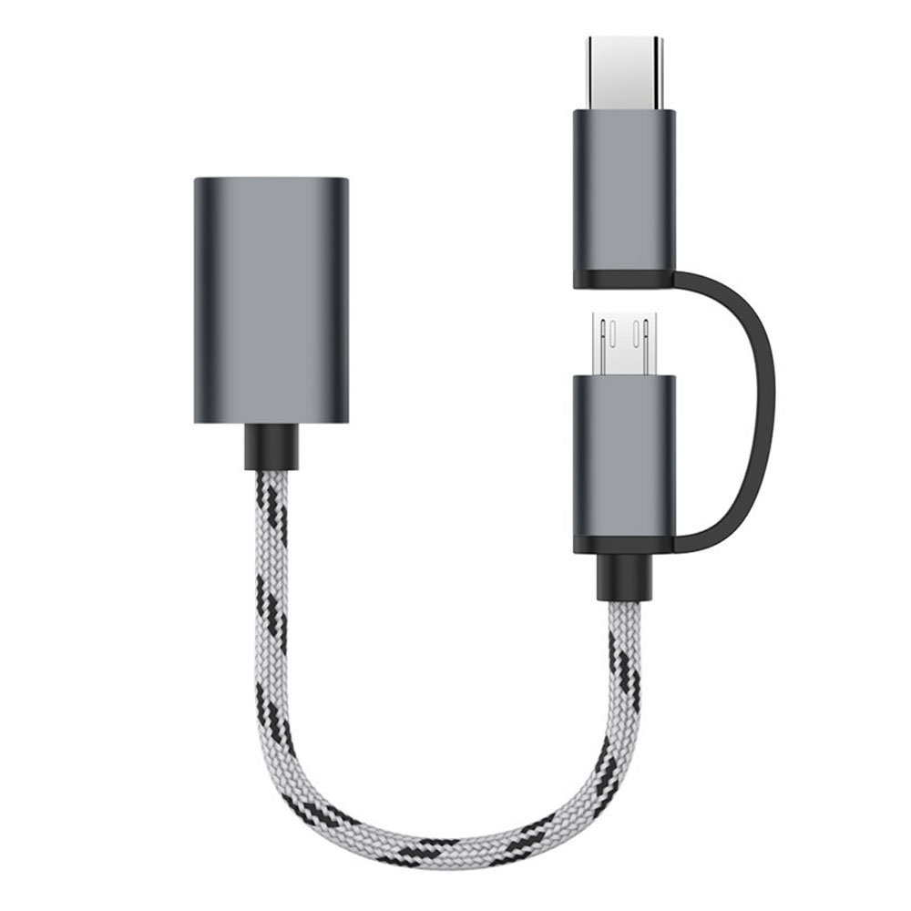 Ywj74 đối với điện thoại thông minh android dây cáp sạc 2 trong1 usb 3.0 type-c micro usb sang usb 3.0 trình kết nối otg công cụ chuyển đổi giao diện bộ chuyển đổi cáp chuyển đổi otg