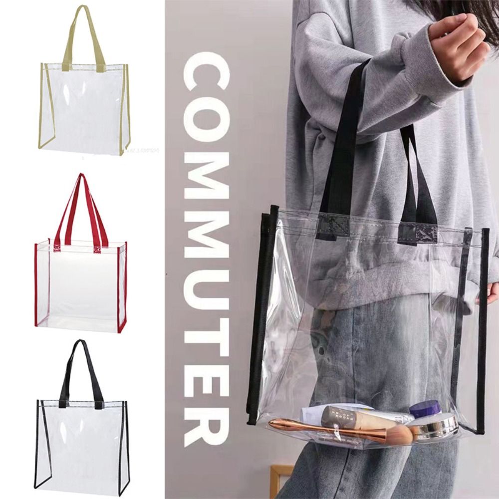 Alexis túi chống thấm nước mùa hè Túi tote nhựa PVC không thấm nước rõ ràng Túi mua sắm túi...