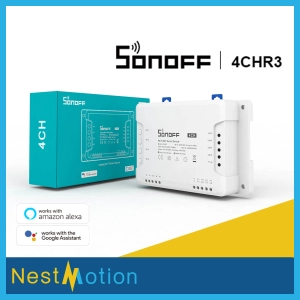 สินค้า Sonoff 4CH R2 R3 ITEAD 4 Channel Din Rail Mog WiFI Switch Wireless Smart Switch