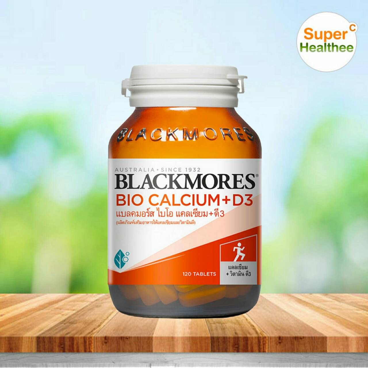Blackmores bio calcium+D3 500mg 120 เม็ด แบลคมอร์ส ไบโอ แคลเซียม+ดี3 ...