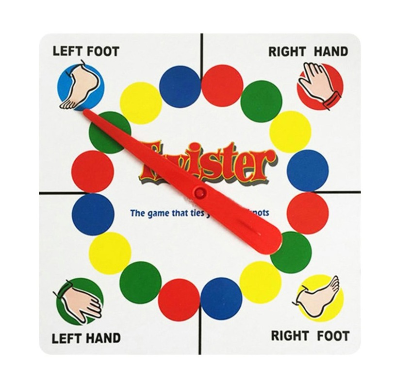 เกม Twister Games เกมจัดท่าทางวางแขนขา ตามสี TWISTER NO.6200