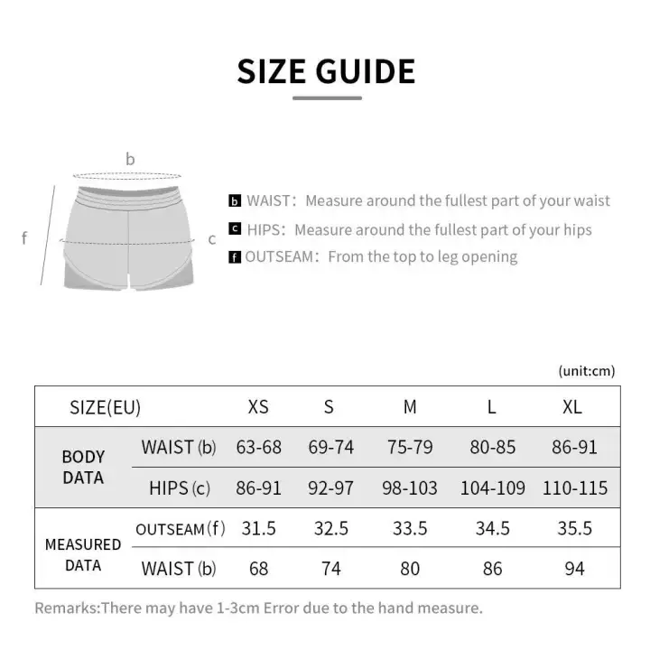 Arsuxeo Size Chart