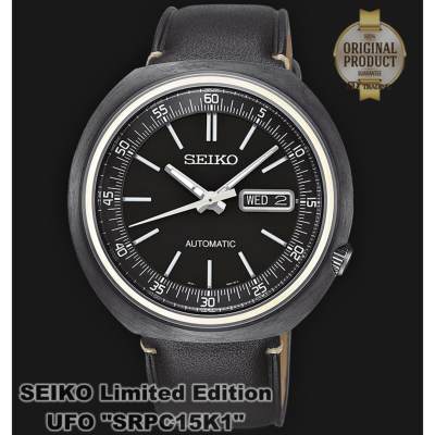 ดูภาพ SEIKO SPORTS 5 Limited Edition นาฬิกาข้อมือผู้ชายเรือนรมดำ สายหนัง รุ่น SRPC15K1 เพิ่มเติม SEIKO SPORTS 5 Limited Edition นาฬิกาข้อมือผู้ชายเรือนรมดำ สายหนัง รุ่น SRPC15K1