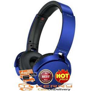 Sony MDR-XB650BT Extra Bass Bluetooth Headphone สี Blue หูฟังบลูทูธ sony หูฟัง7.1 หูฟัง wireless ของแท้ 100% ราคาถูก ส่งฟรี!! ของใหม่!!