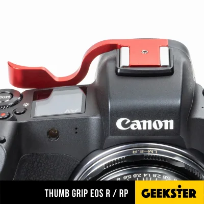 Thumb Grip Canon EOS R / RP เพิ่มความกระชับในการจับถือ ไม่บังปุ่มหมุนต่างๆ ( Thumb Up grip สำหรับใส่กล้อง แคนน่อน อาร์ RF ) ( Geekster )