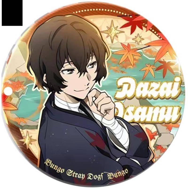 6 Styles Anime Bungou Stray Dogs Cosplay Backpack Badges Dazai Osamu ...