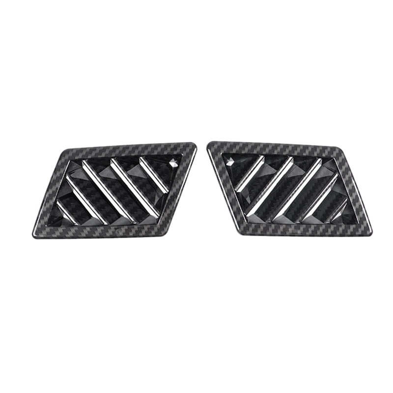 Carbon Fiber Car Dashboard Outlet Vent Cover Trim Stickers Interior ...