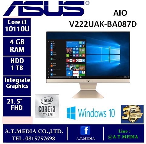 AIO V222FAK-BA087D (Gold)