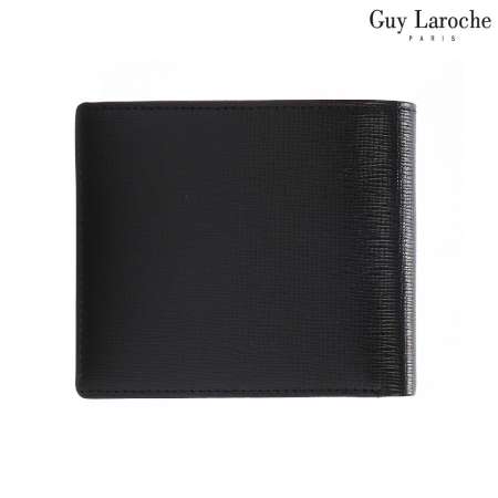 Guy Laroche กระเป๋าธนบัตรพับสั้น รุ่น EVITA [ สีดำ ] - AGP3781BLX