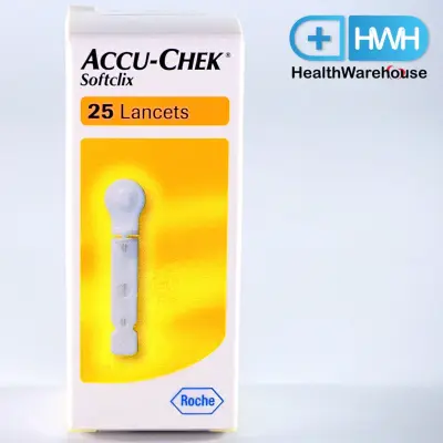 Accu-chek SoftClix Lancets 25 pieces/box Accu Chek เข็มเจาะเลือด 25 ชิ้น