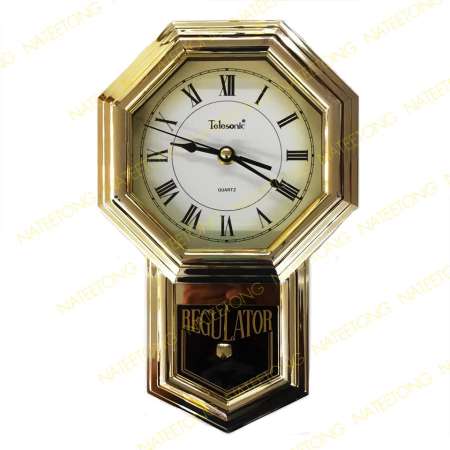 นาฬิกาแขวน Telesonic มีตุ้มแกว่ง/มีเสียงตีเตือนทุกชั่วโมง