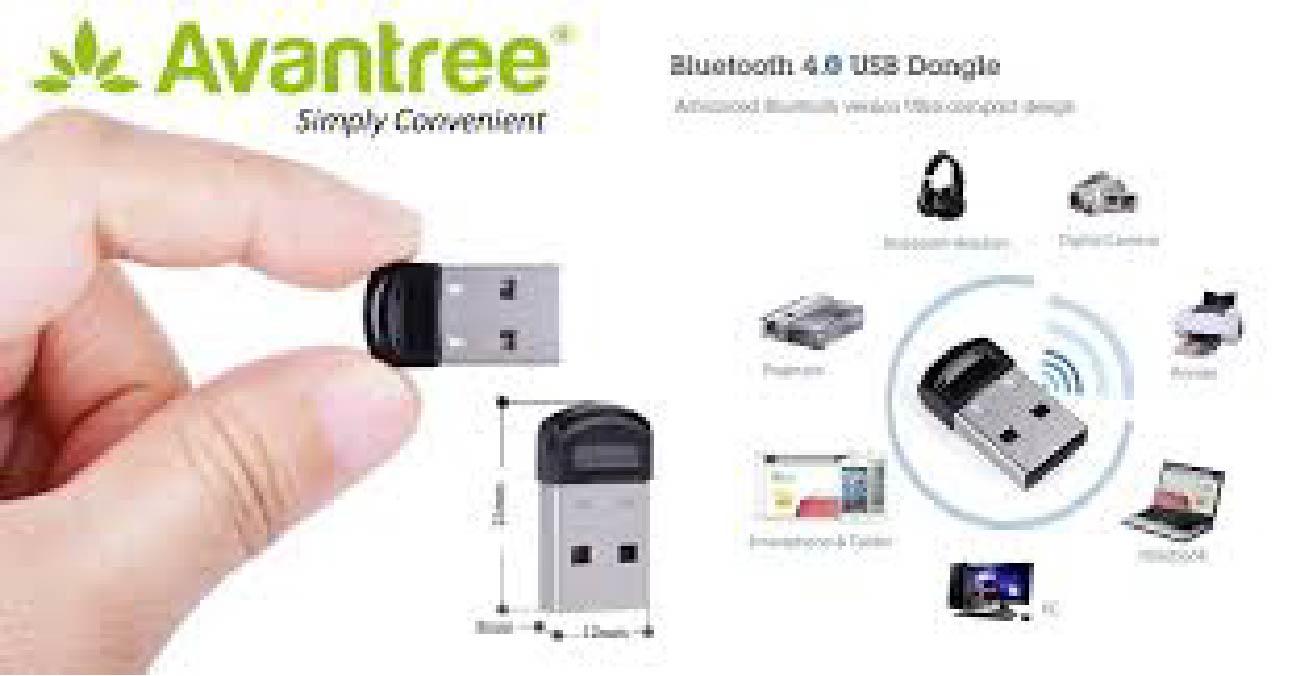 Avantree รุ่น DG40S USB Bluetooth 4.0 Adapter for PC อุปกรณ์ รับ-ส่ง สัญญาณบลูทูธ เชื่อมต่อ 2 อุปกรณ์พร้อมกัน สำหรับคอมพิวเตอร์ / Wireless Dongle, for Stereo Music, VOIP, Keyboard, Mouse, รองรับ Windows 8 ขึ้นไป