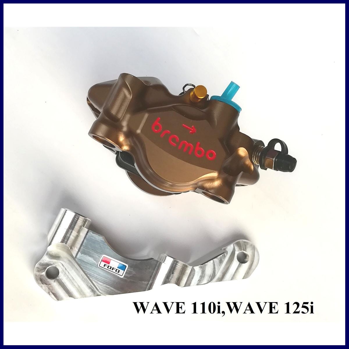 ปั้มเบรค ปั้มเต่า ฺฺBB + ขาจับ ด้านหน้า Honda Wave110i,Wave125I / ไม่สามารถใส่ Wave125i (เก่า)ไฟเลี้ยวบังลม(125บังลมใส่ไม่ได้นะครับกรุณาอ่านก่อน) ชิ้นส่วนอะไหล่ดั่งเดิม ของแท้ ชุดแต่ง ของศูนย์