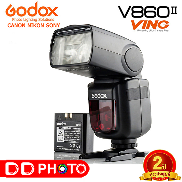 FLASH GODOX V860II TTL HSS SPEEDLITE - รับประกันศูนย์ GodoxThailand 2ปี