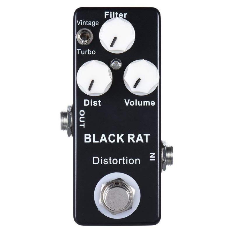 Mosky Black RAT Distortion Mini Guitar Effect Pedal Malaysia