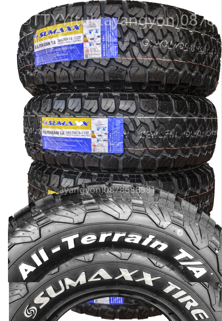 ปี2023 พร้อมส่ง 265/70R16 AT SUMAXX ส่งฟรีไม่มีบวกเพิ่ม ยางรถยนต์ขอบ16 ...