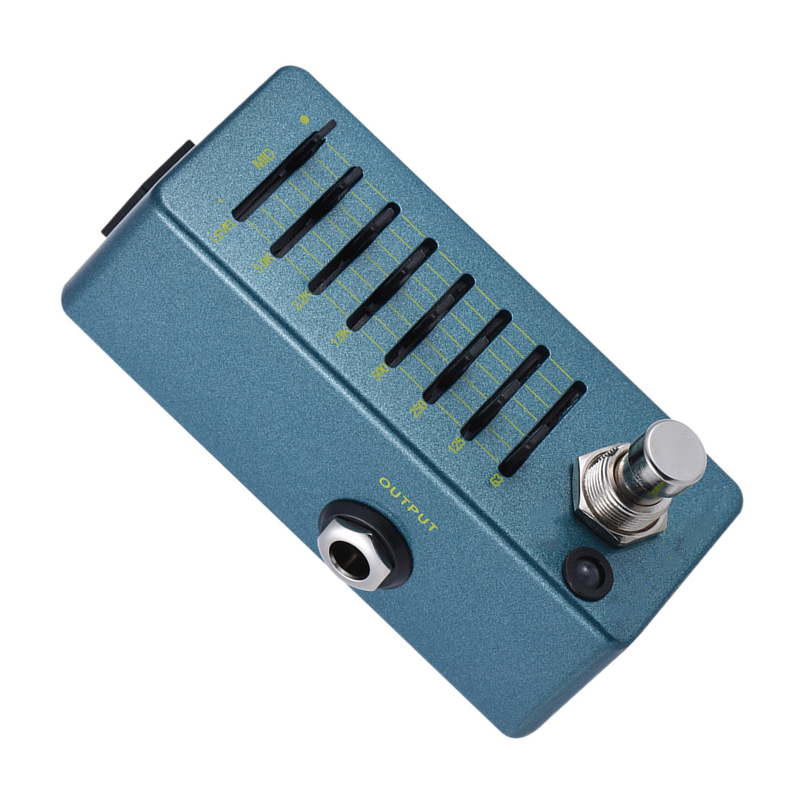 EQ7 Mini Guitar Equalizer Effect Pedal 7Band EQ Aluminum Alloy Body