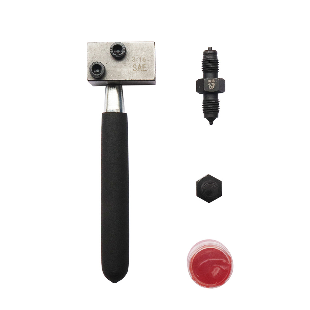 316 Inch Automotive Brake Line Double Flaring Tool Handheld 45 Degree