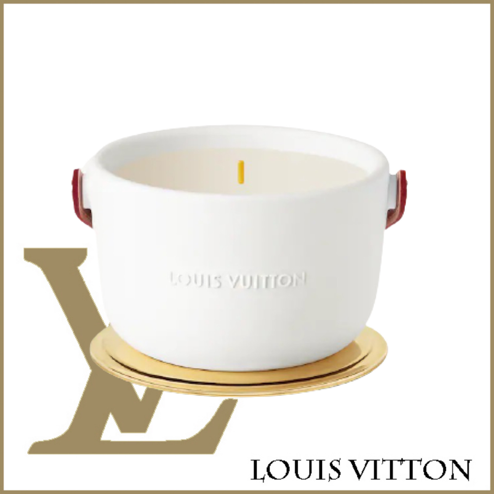 Louis Vuitton Feuilles d'Or candle 220gกลิ่นเปลือกไม้แสนลึกลับที่