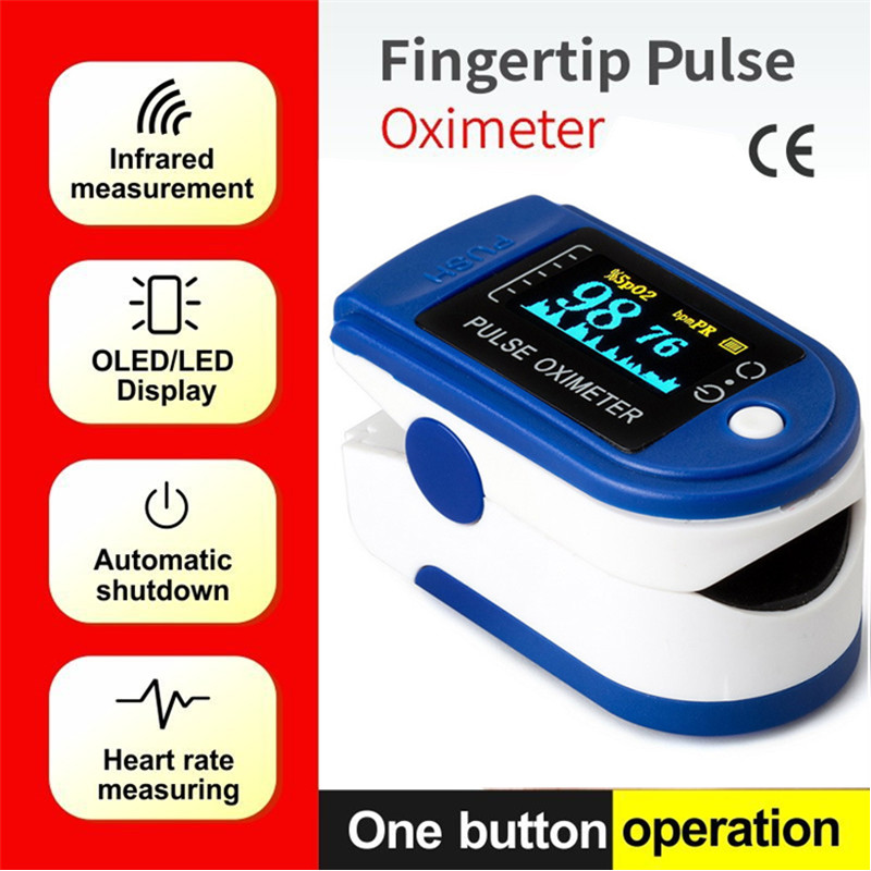 วัดออกซิเจน Pulse Oximeter Monitor Upgrade เครื่องวัดออกซิเจนในเลือด วัดออกซิเจน วัดชีพจร Fingertip Oximeter อุปกรณ์ตรวจวัดชีพจร เครื่องวัดออกซิเจนในเลือด