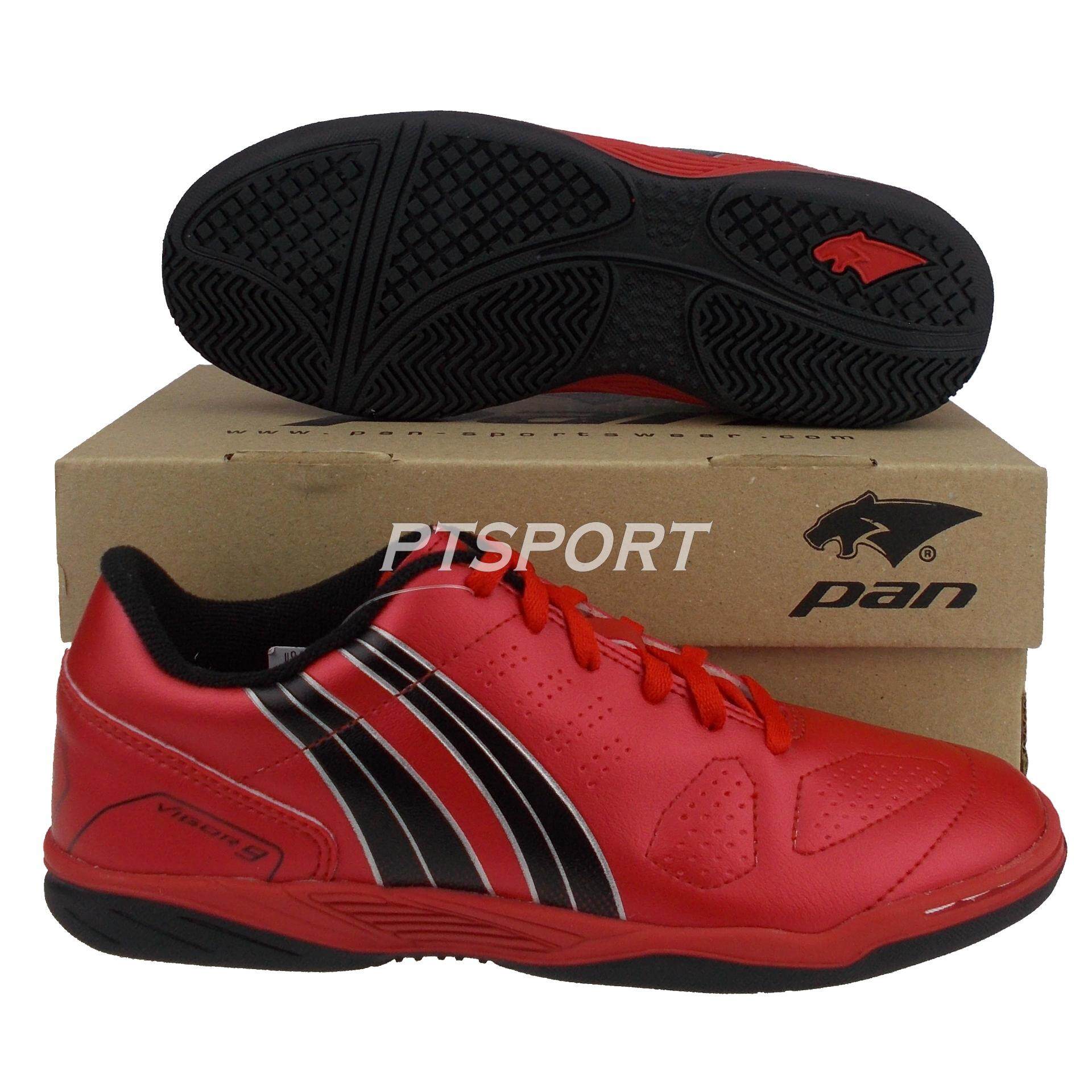 รองเท้ากีฬา รองเท้าฟุตซอลเด็ก PAN PF-14S5 VIGOR 9 S JR.ELVALOY แดงดำ
