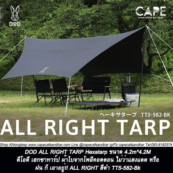 DOD - All Right Tarp TT5-582-TN-Quality Foreign Outdoor and