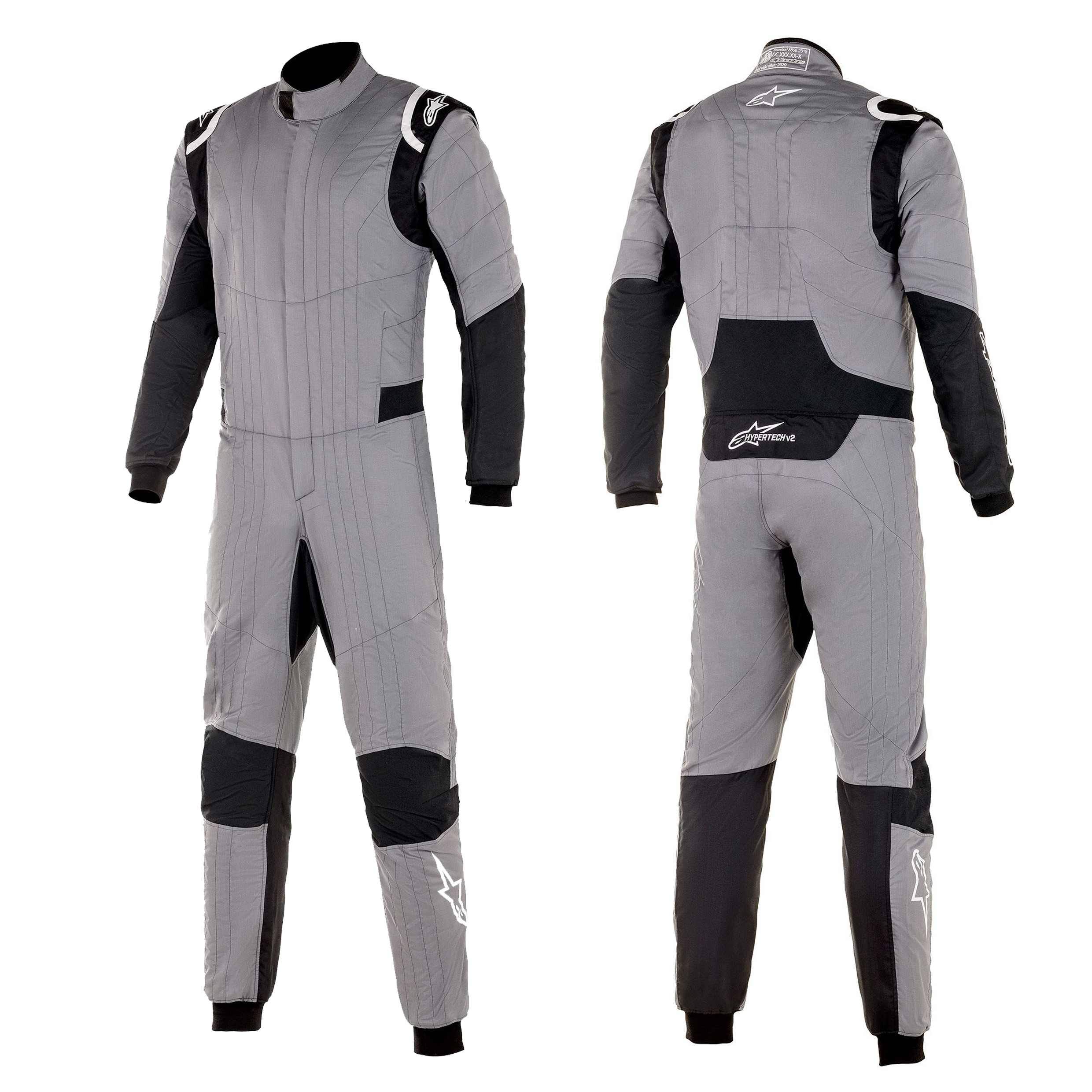 ชุดแข่ง Alpinestars Hypertech V2 Race Suit - Grey/Black