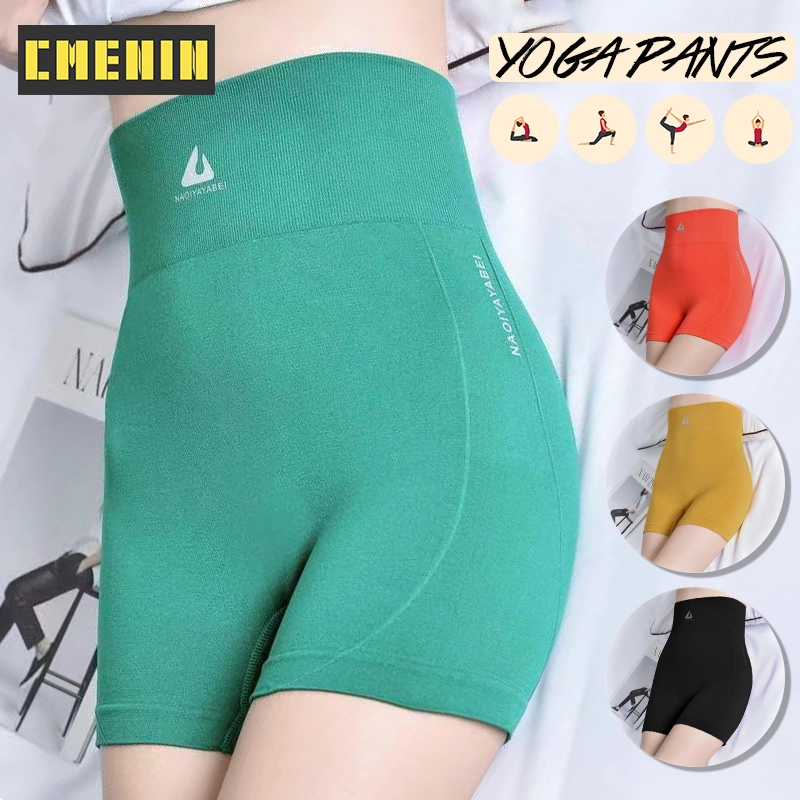 ภาพหน้าปกสินค้าCMENIN Women's High-Waist Breathable Yoga Pants Hip-Lifting Design Fitness Fashion Sports Pants Stretch Fabric For Daily Wear Tight Panty Y0001
