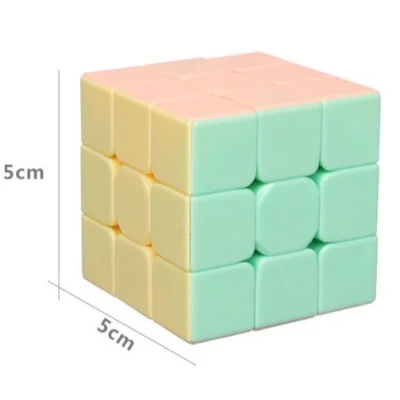 ลูกบาศก์ของรูบิค ของพร้อมส่ง Pastel Rubic รูบิค 3x3 ของเล่นฝึกทักษะ รูบิคสีพาสเทล Rubik 3x3 สีพาสเทล MoYu eUik