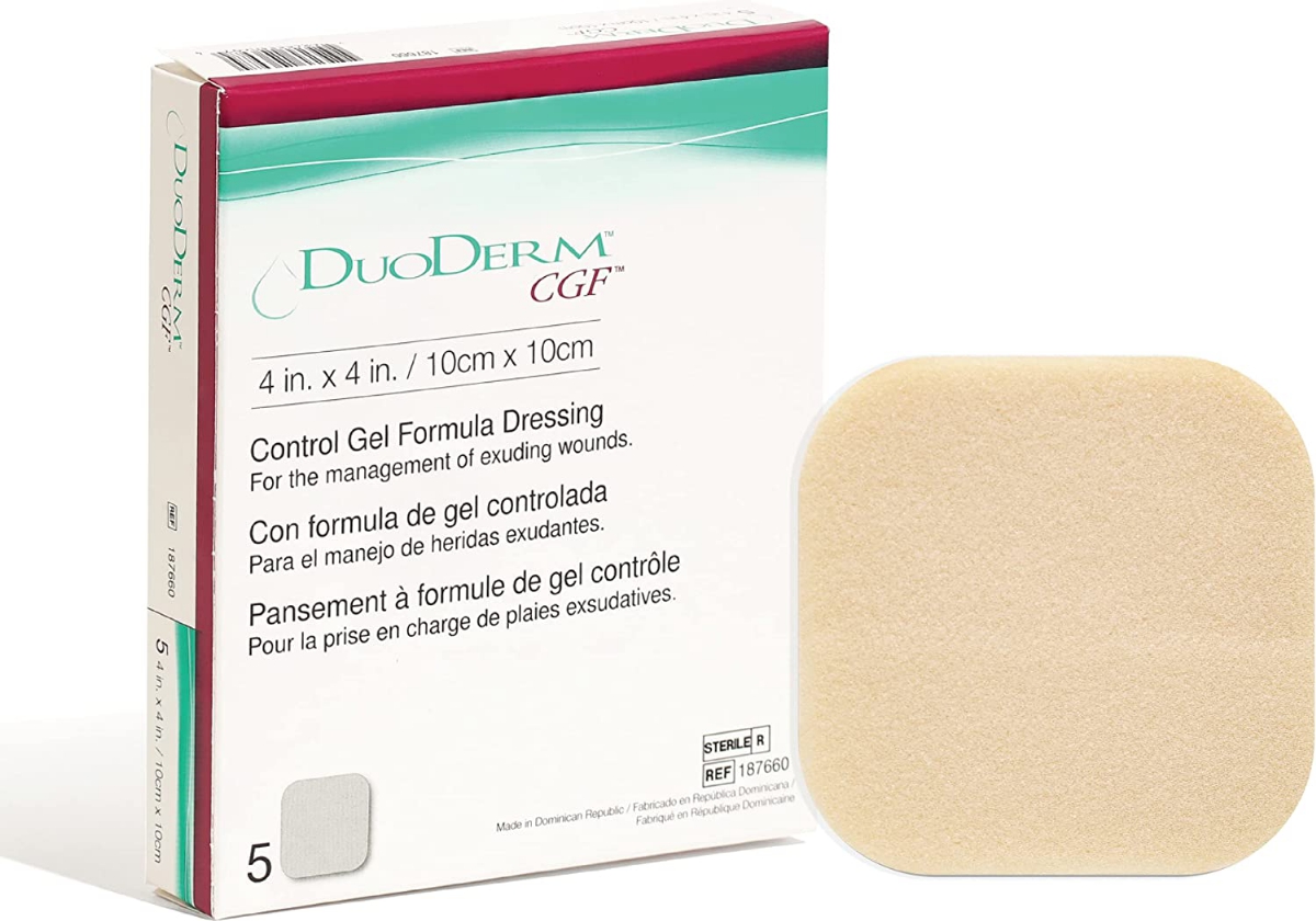 Convatec Duoderm CGF Wound Dressing, 5 Count, 10cm x 10cm Lazada.co.th
