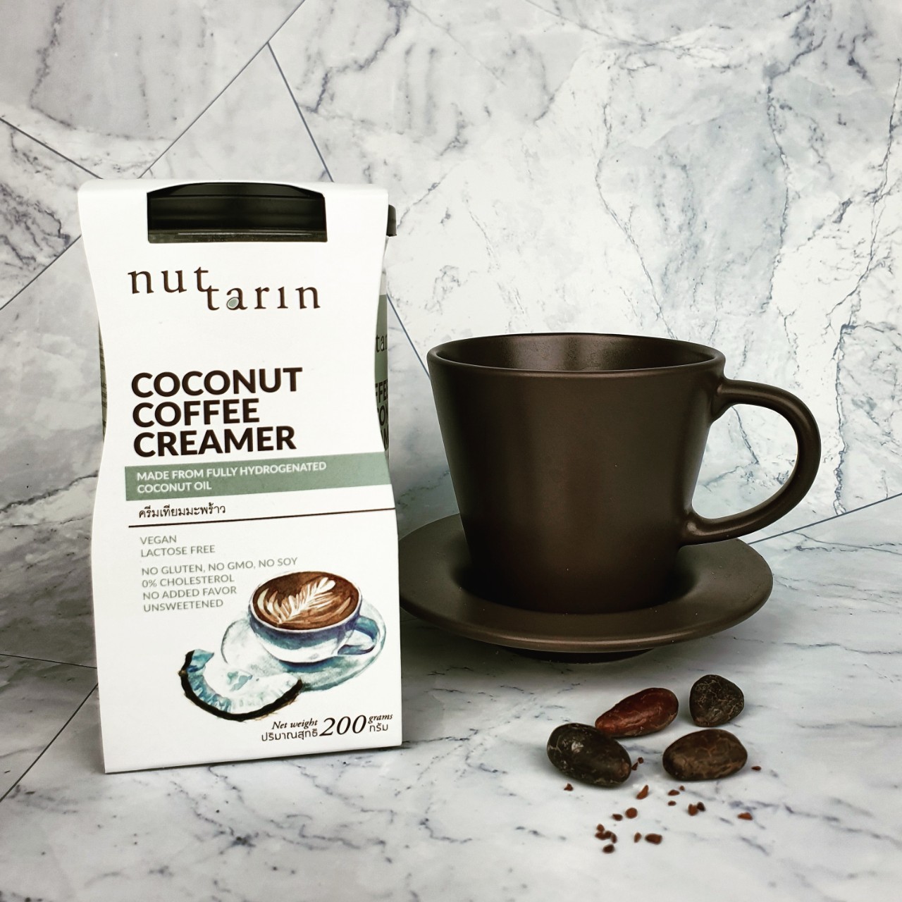 nuttarin coconut coffee creamer (vegan) ครีมเทียมมะพร้าว 200g