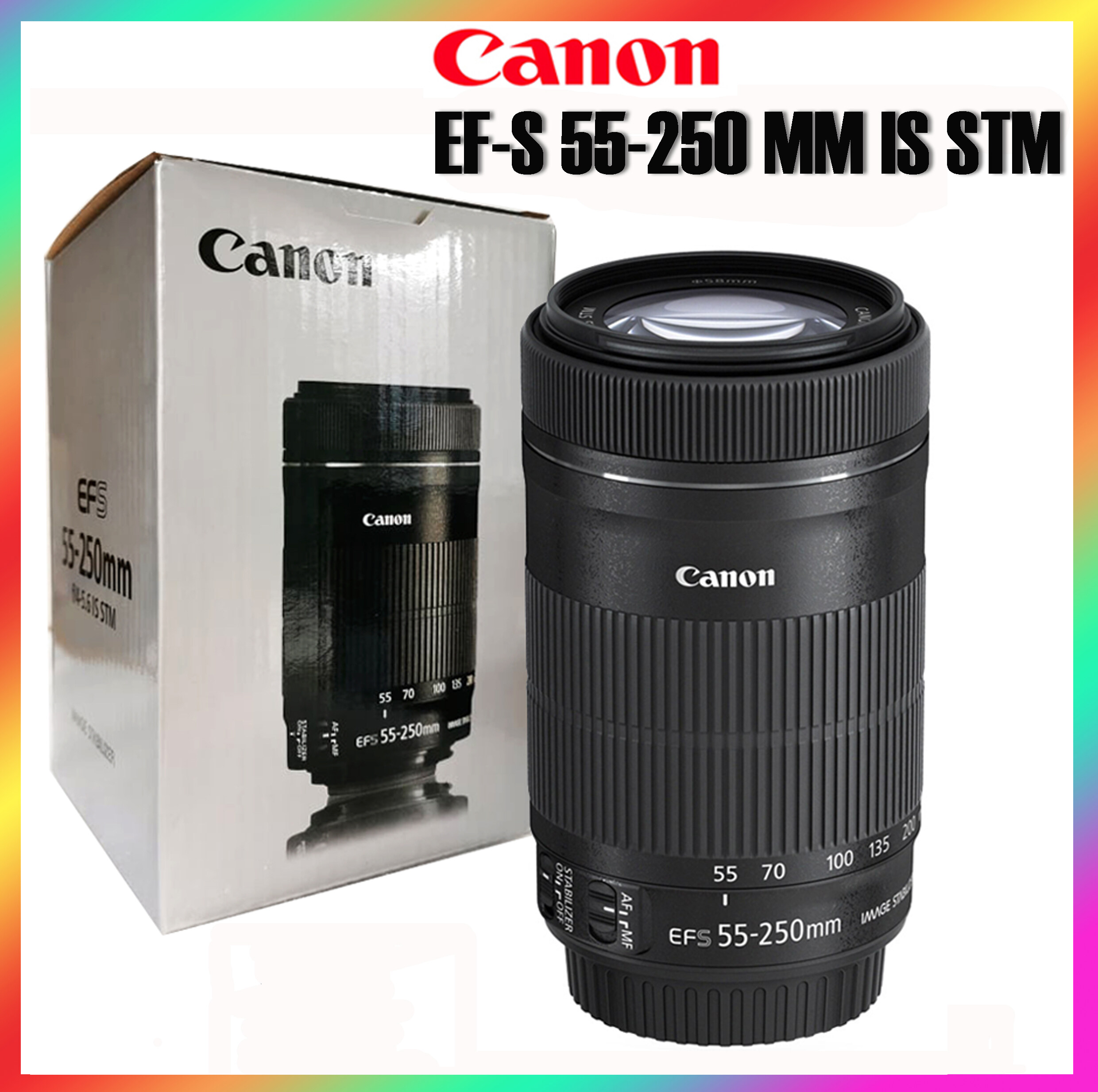 Canon キャノン EF-S 55-250 F4-5.6 IS - レンズ(ズーム)