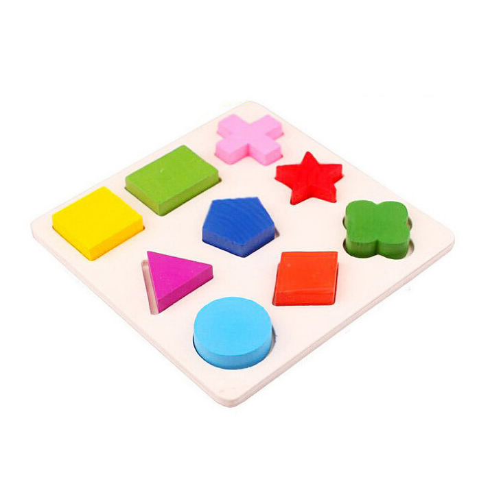 ปริศนาเรขาคณิตไม้สำหรับเด็ก, ของเล่นเสริมพัฒนาการต้นเรียนรู้สำหรับเด็ก    Kids Wooden Geometry Puzzle, Developmental Early Learning Childrens Toy สี แบบเศษส่วน (Progressive Fractions) สี แบบเศษส่วน (Progressive Fractions)