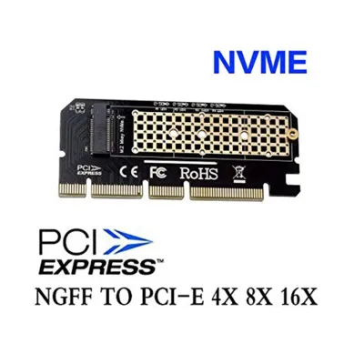 [พร้อมส่ง] M.2 NVME TO PCIE X4 X8 X16 GEN 3 APDATER สำหรับแปลงเพื่อใช้งาน SSD M.2 NVME