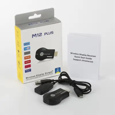 Anycast New M12 Plus FW.2020 HDMI WIFI Display HDTV เชื่อมต่อมือถือไปทีวี ใหม่ล่าสุด