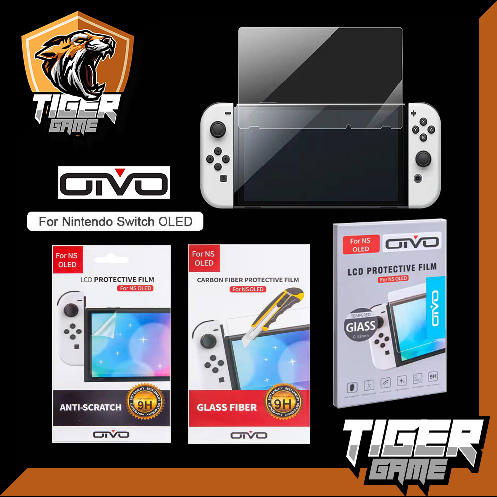 OIVO Protective Film for Nintendo Switch OLED (ฟิล์มกันรอย)(ฟิล์มกันรอย Nintendo Switch OLED)(กันรอย Nintendo Switch OLED)