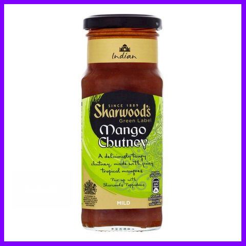 คุณภาพดี Sharwood's Smooth Mango Chutney 360g ของดีคุ้มค่า