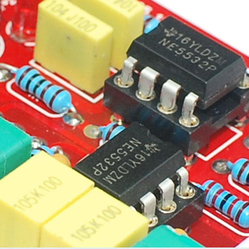 HIFI OP-AMP Preamplifier Amplifier Volume EQ Tone Control Board DIY Kits NE5532